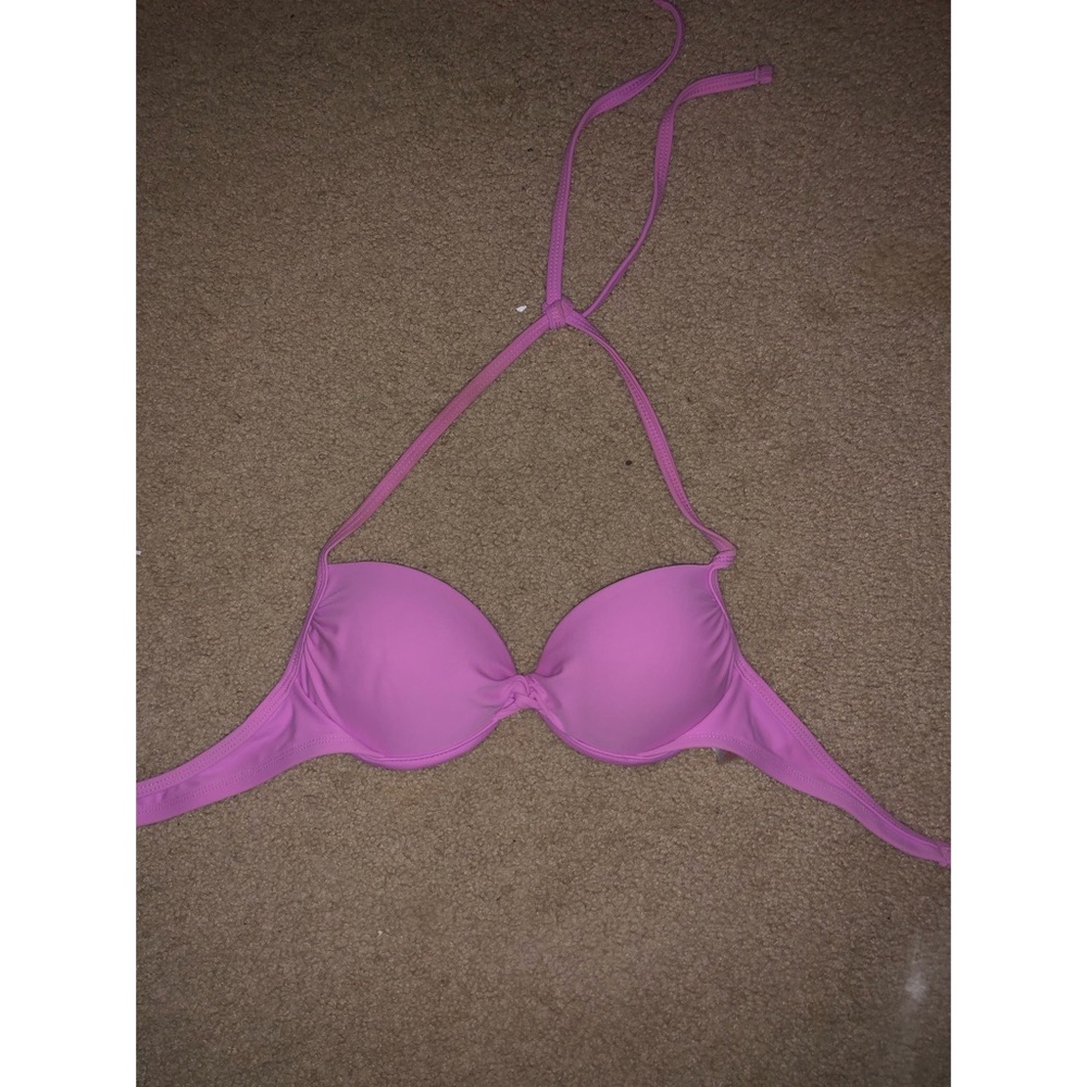 Lilac push up bikini top